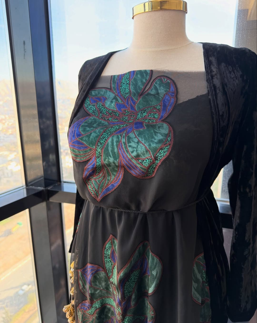 Hawraman Iris Gown detail